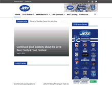 Tablet Screenshot of newtownjets.com